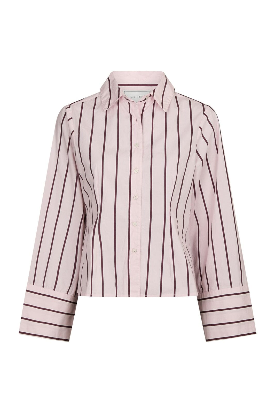 Neo Noir - Rosa Wide Stripe Shirt 169704 - 754 - Light Pink