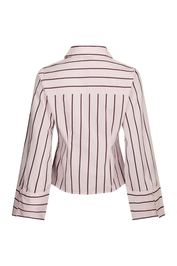 Neo Noir - Rosa Wide Stripe Shirt 169704 - 754 - Light Pink