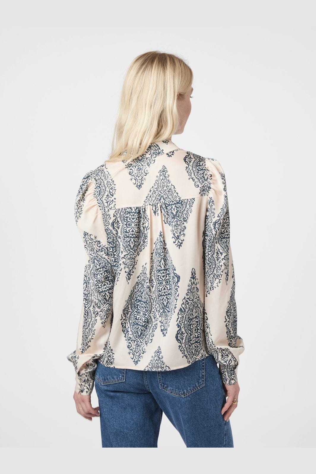 Neo Noir - Rosslyn Paisley Drop Blouse 163976 - 122 - Creme