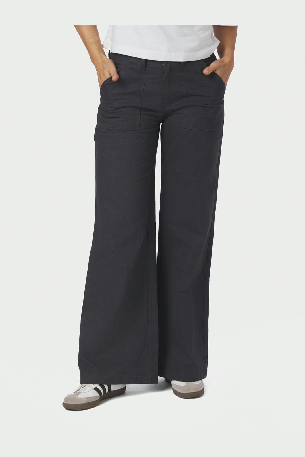Neo Noir - Saphir Twill Pants 170794 - 132 - Antracit