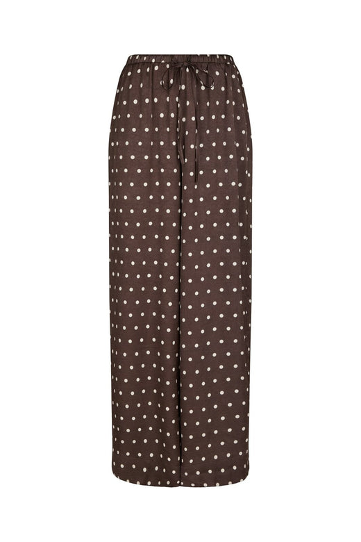 Neo Noir - Sebba Big Dot Pants 167903 - 676 - Dark Brown