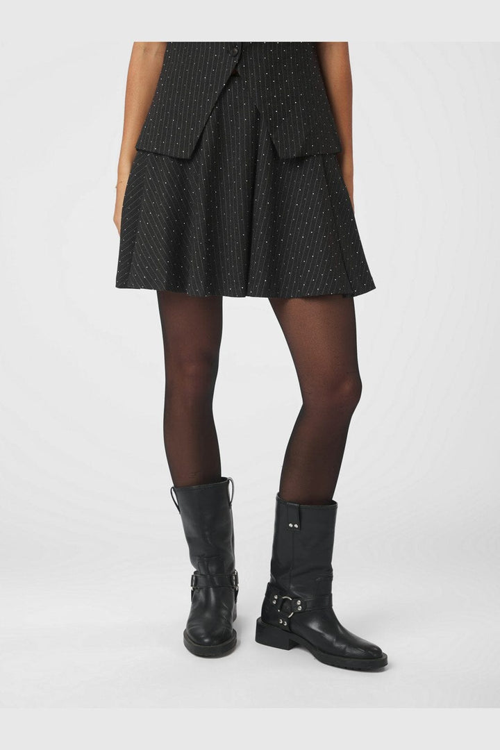 Neo Noir - Selah B Pinstripe Skirt 166069 - 132 - Antracit