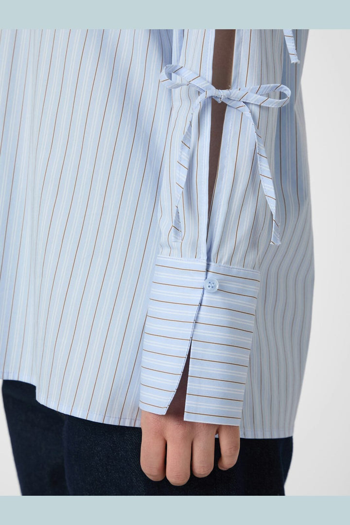 Neo Noir - Selini Multi Stripe Shirt 165889 - 145 - Light Blue