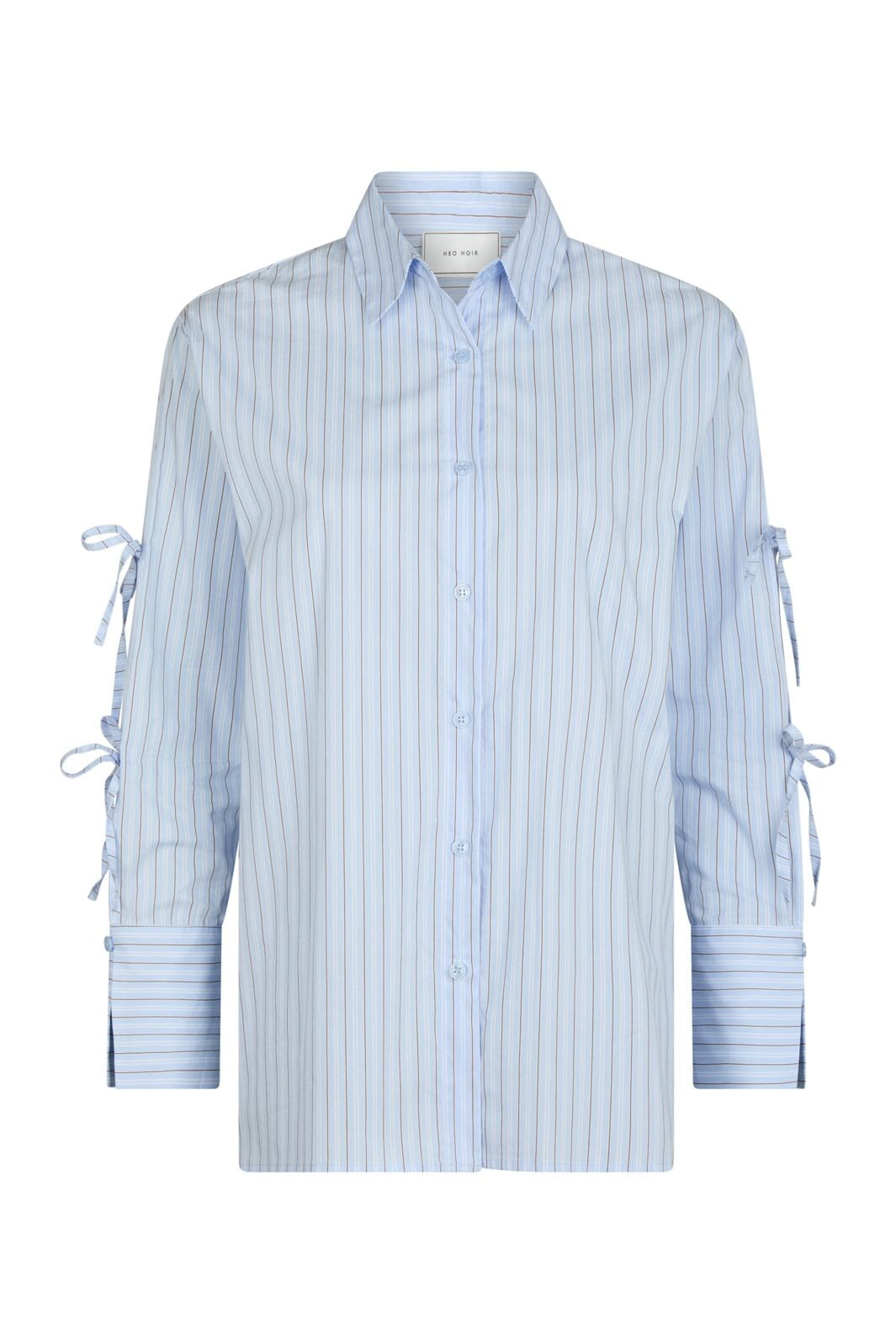 Neo Noir - Selini Multi Stripe Shirt 165889 - 145 - Light Blue