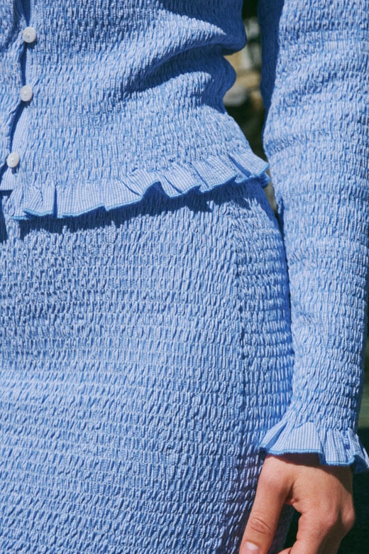 Neo Noir - Sisi Smock Skirt 164500 - 145 - Light Blue Nederdele 