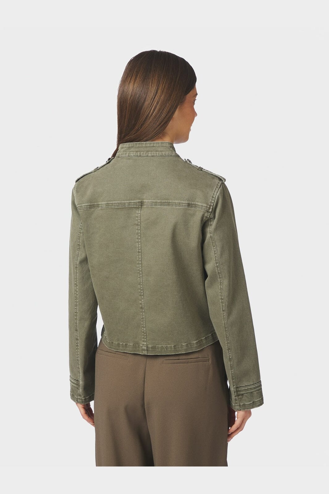 Neo Noir - Sivena Denim Jacket 169610 - 151 - Army
