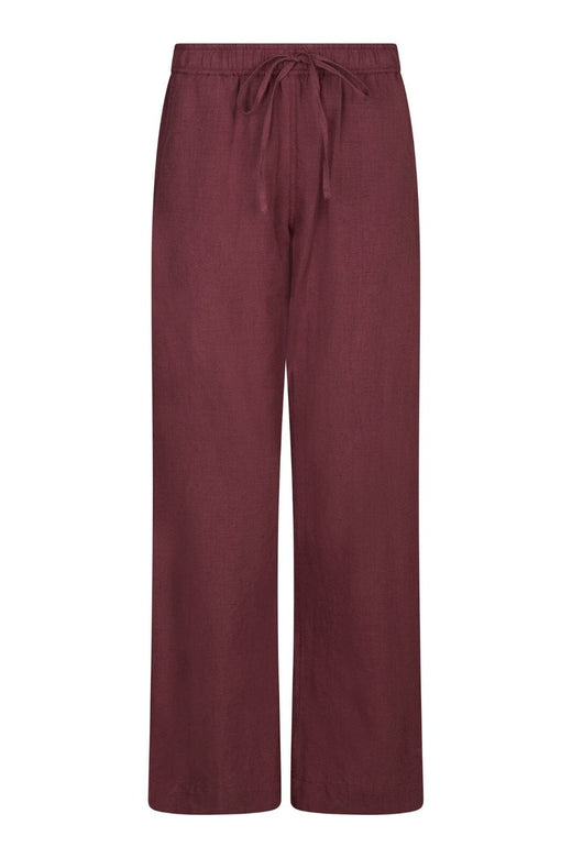 Neo Noir - Sonar Linen Pants 158949 - 393 - Dark Rose