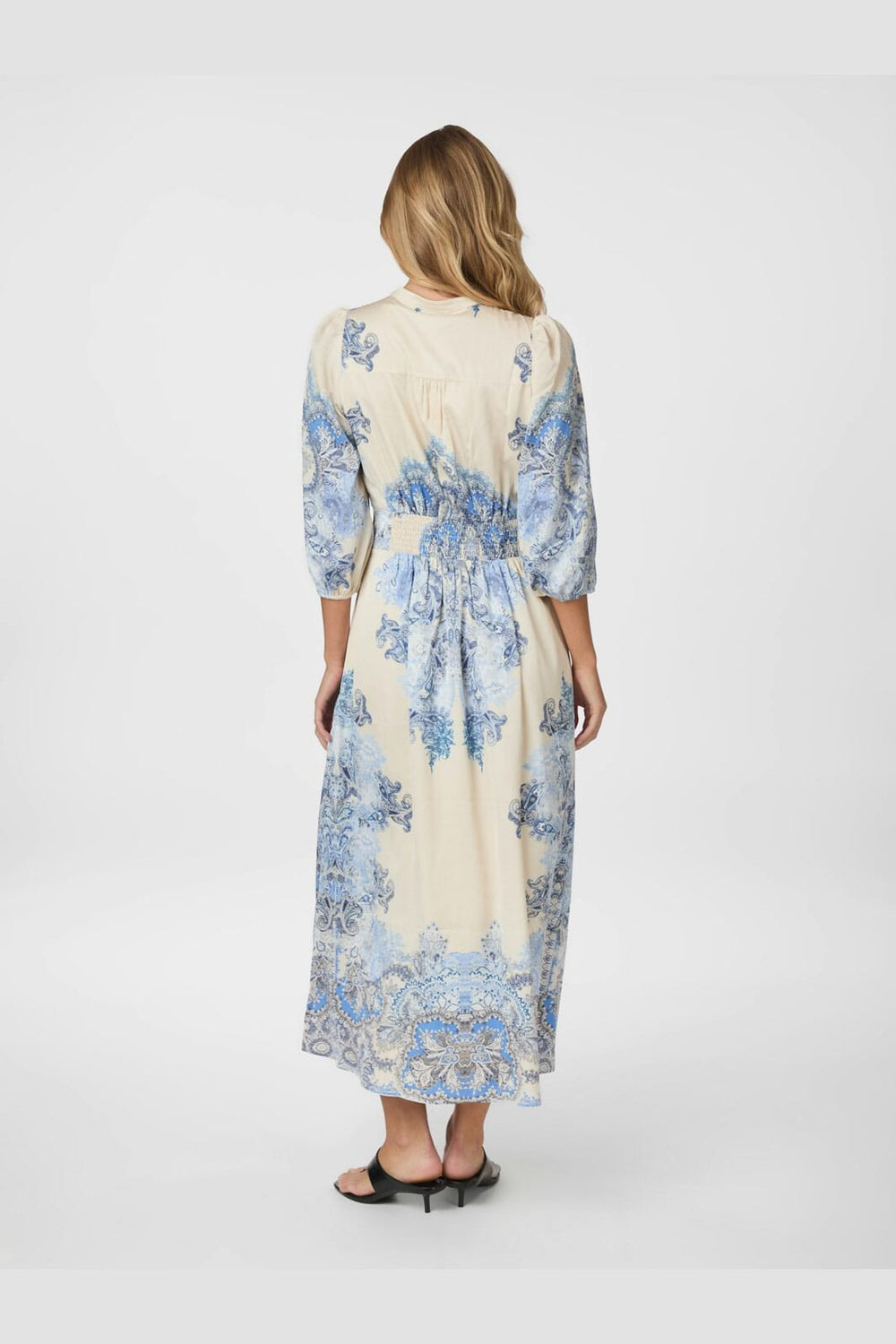 Neo Noir - Stellar Artist Paisley Dress 165339 - 510 - Powder Blue