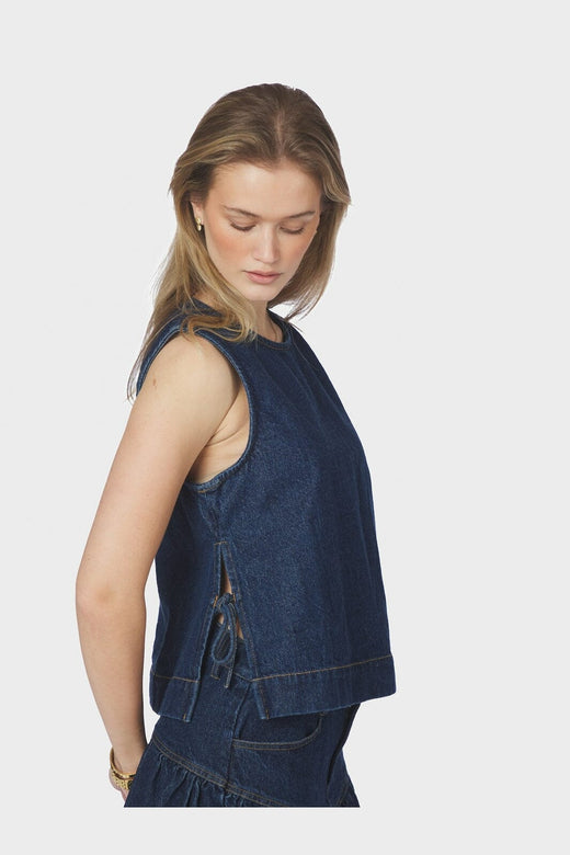 Neo Noir - Svetlana Denim D Top 169357 - 140 - Blue