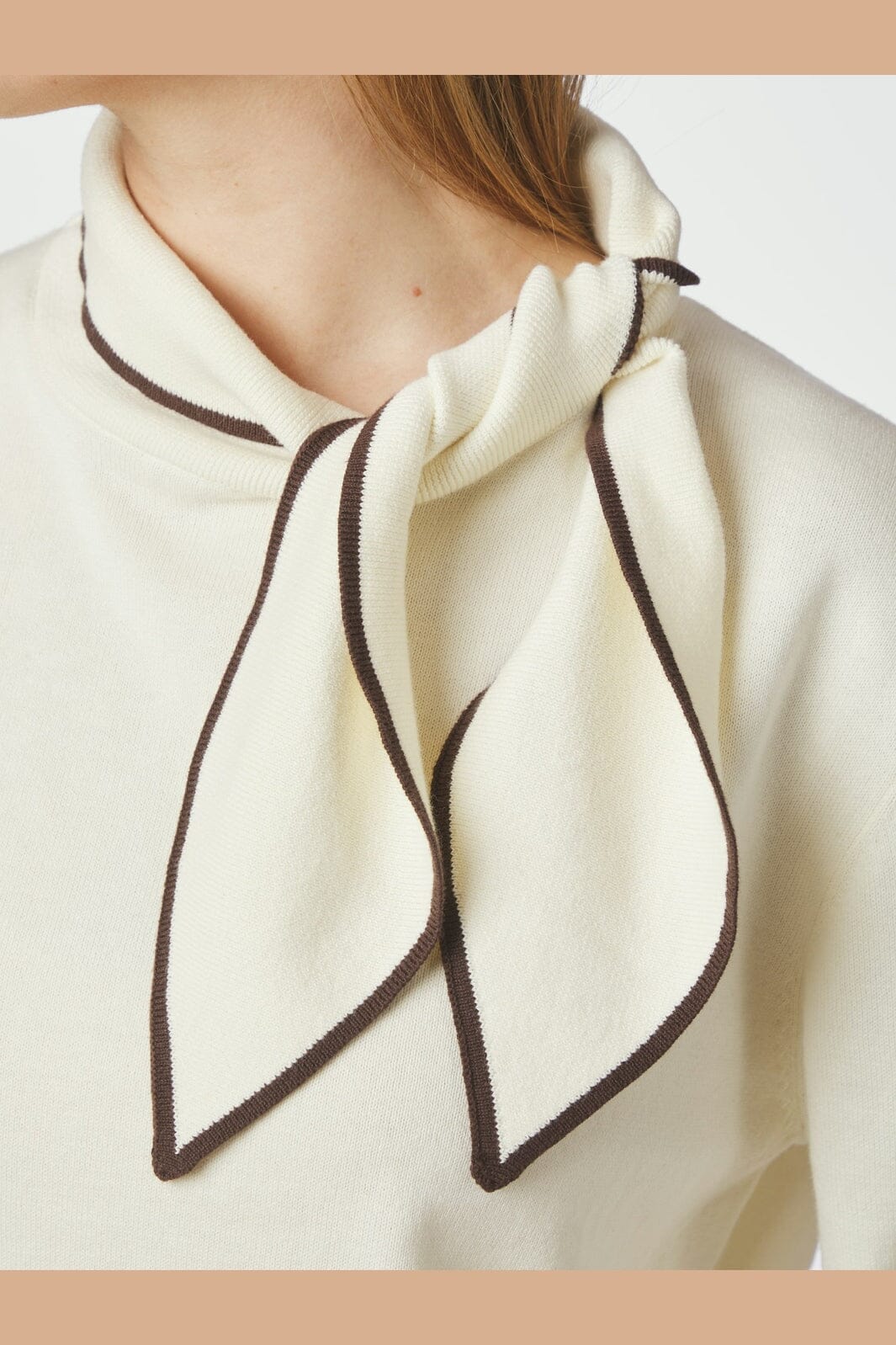 Neo Noir - Sylena Stitch Knit 169678 - 124 - Ivory