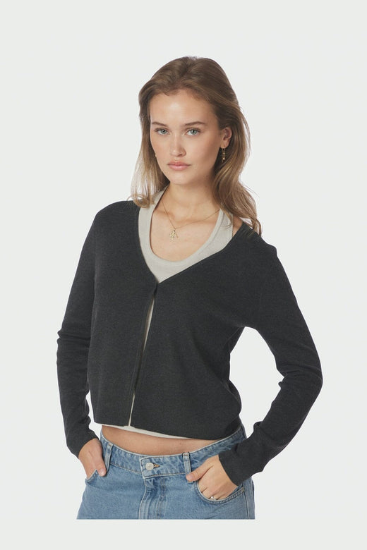 Neo Noir - Tamina Knit Blouse 168080 - 132 - Antracit