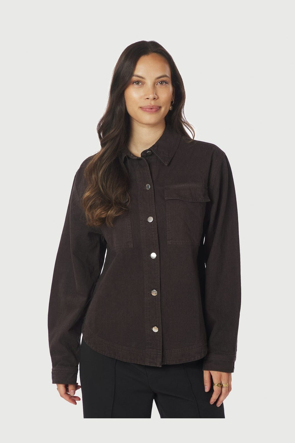 Neo Noir - Tikken Solid Jacket 167231 - 676 - Dark Brown