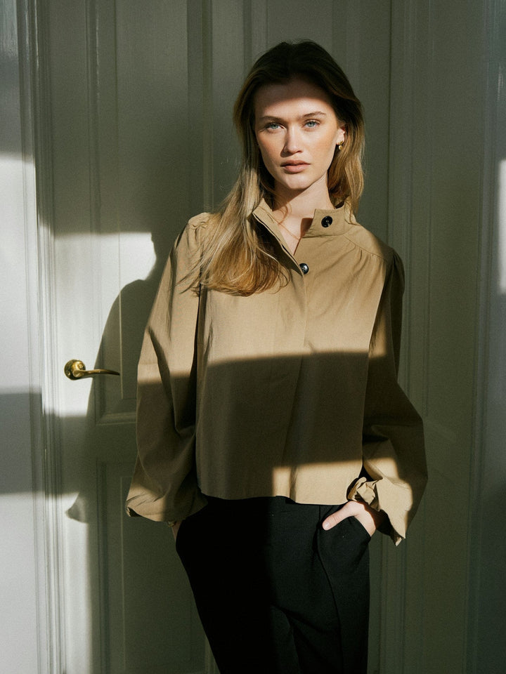 Neo Noir - Tirsa Twill Jacket 168103 - 213 - Sand Jakker 