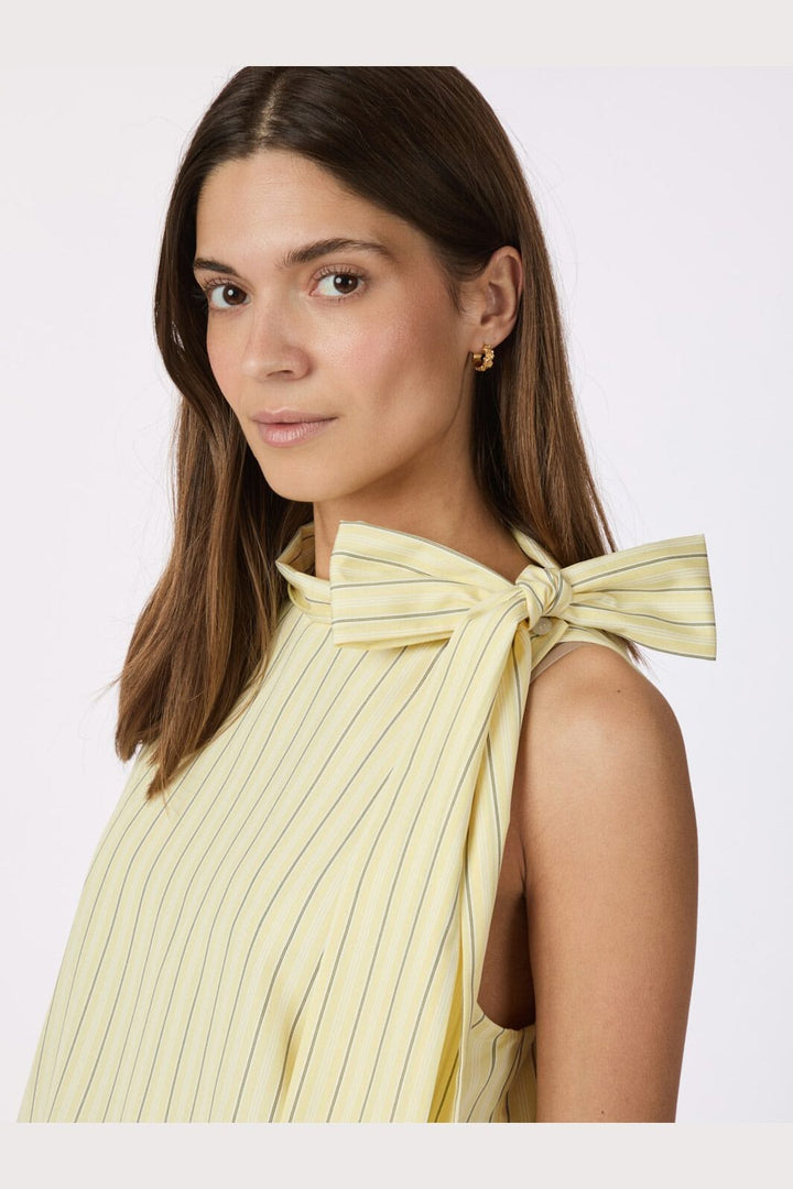 Neo Noir - Veda Stripe Top 165002 - 191 - Light Yellow
