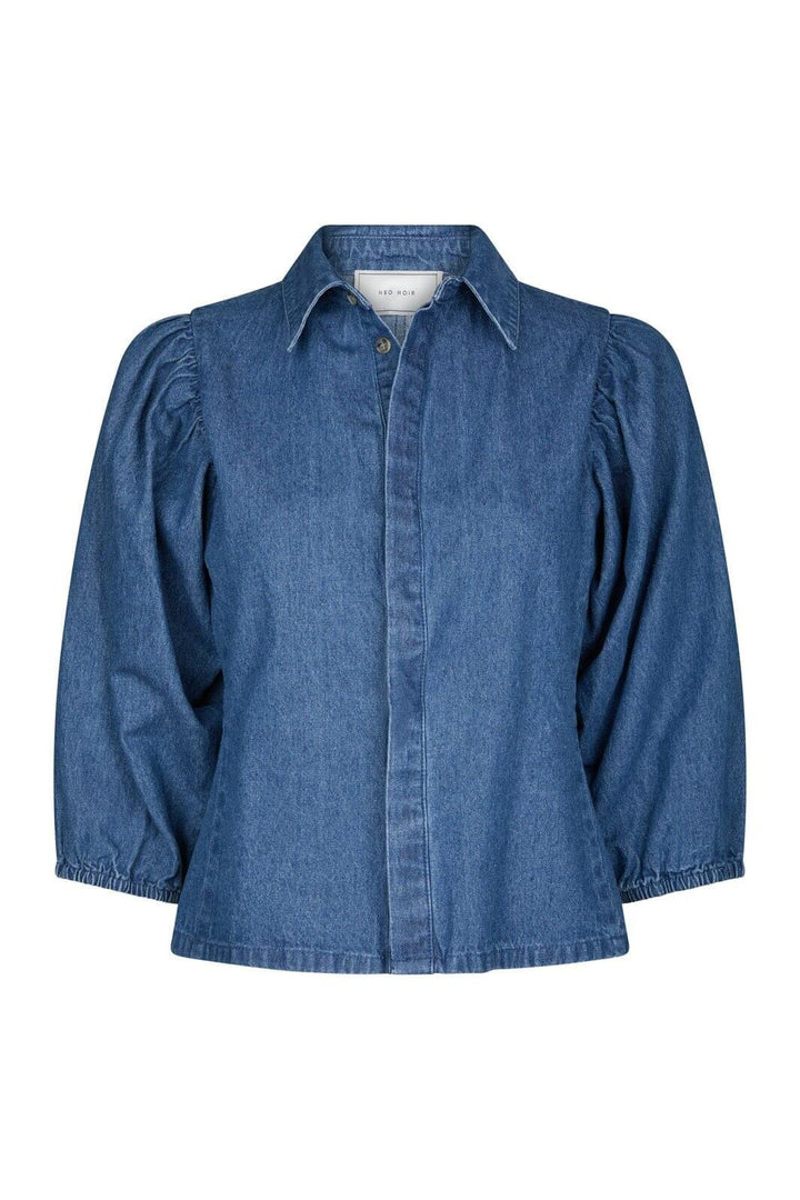 Neo Noir - Wandana Denim Blouse 167092 - 140 - Blue