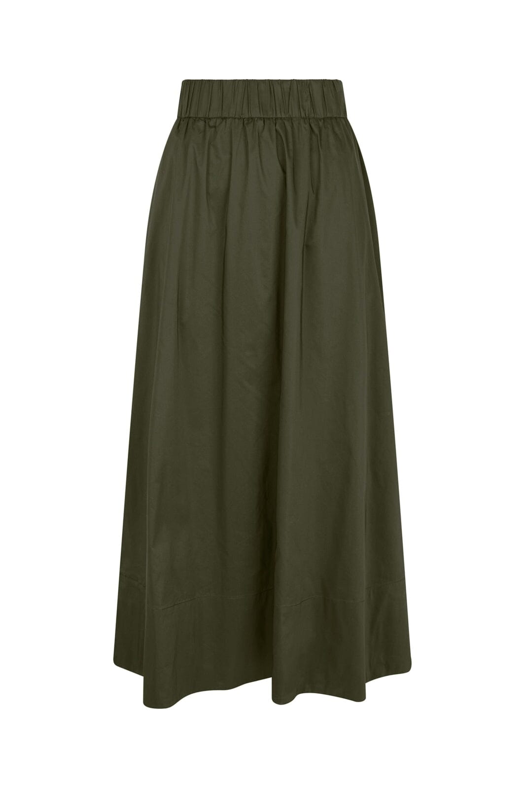 Neo Noir - Yara Long Poplin Skirt 163076 - 151 - Army