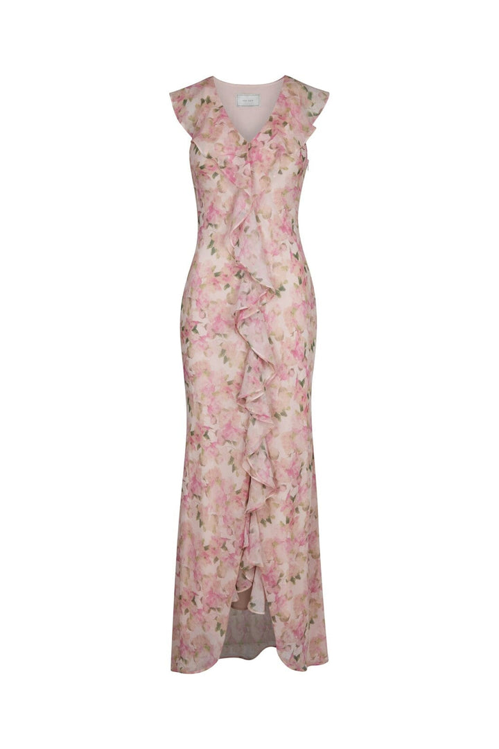 Neo Noir - Zella Chiffon Print Dress 167616 - 397 - Dusty Pink