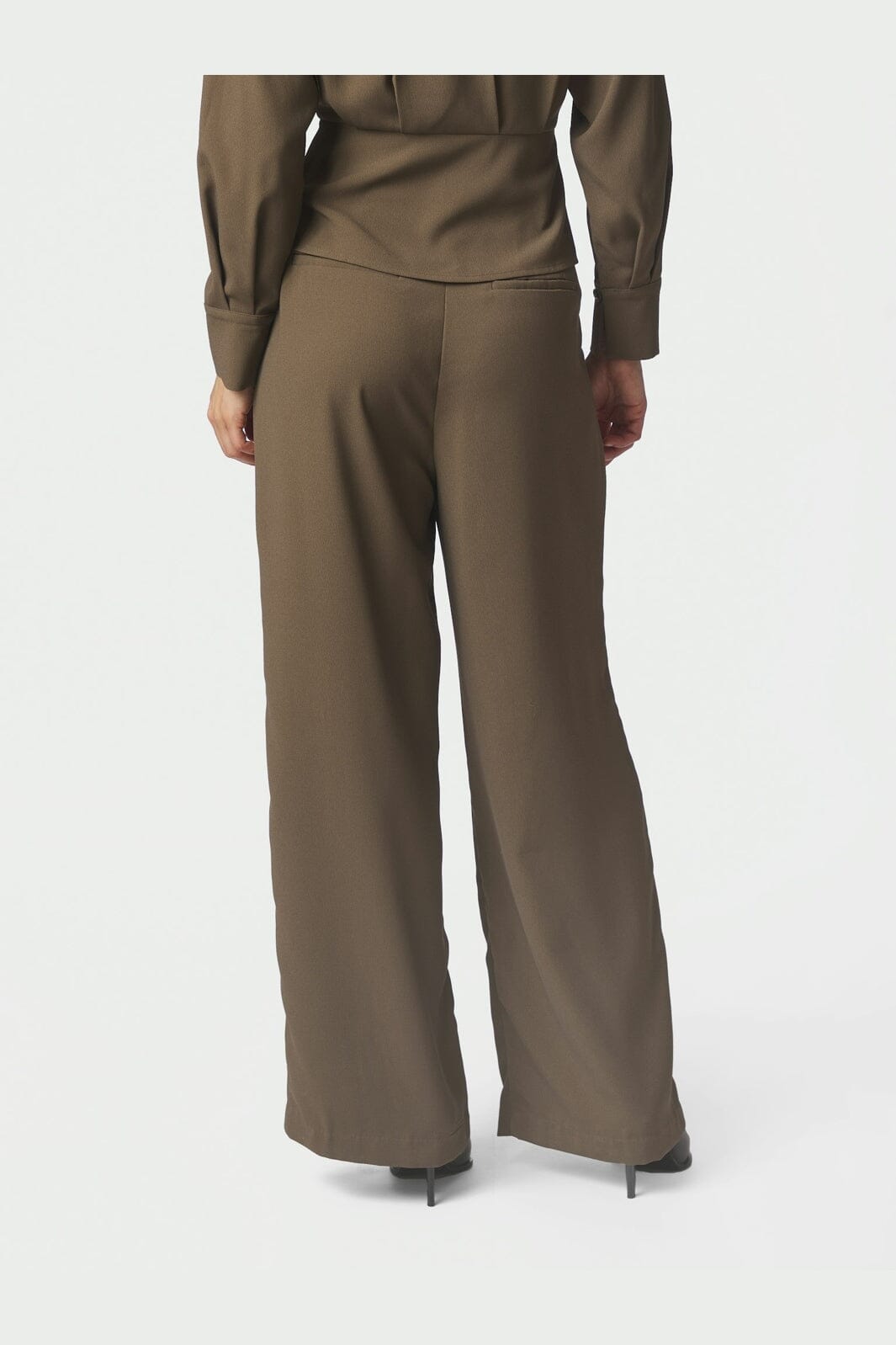 Neo Noir - Zoba Crepe Pants 165685 - 176 - Khaki