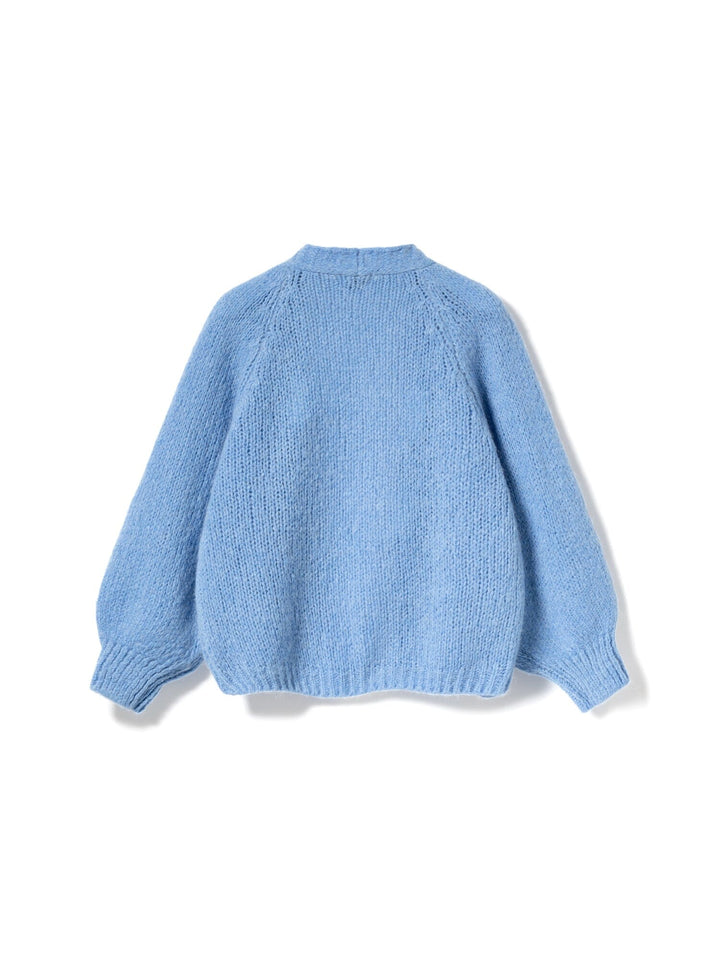 Noella - Fora Knit Cardigan - Blue Cardigans 