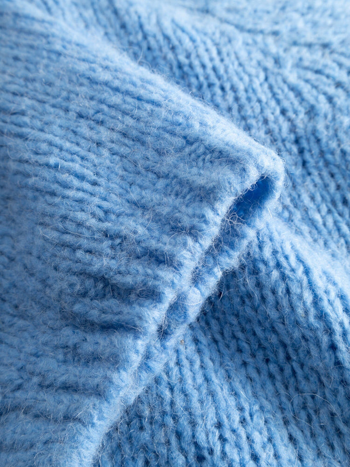 Noella - Fora Knit Cardigan - Blue Cardigans 