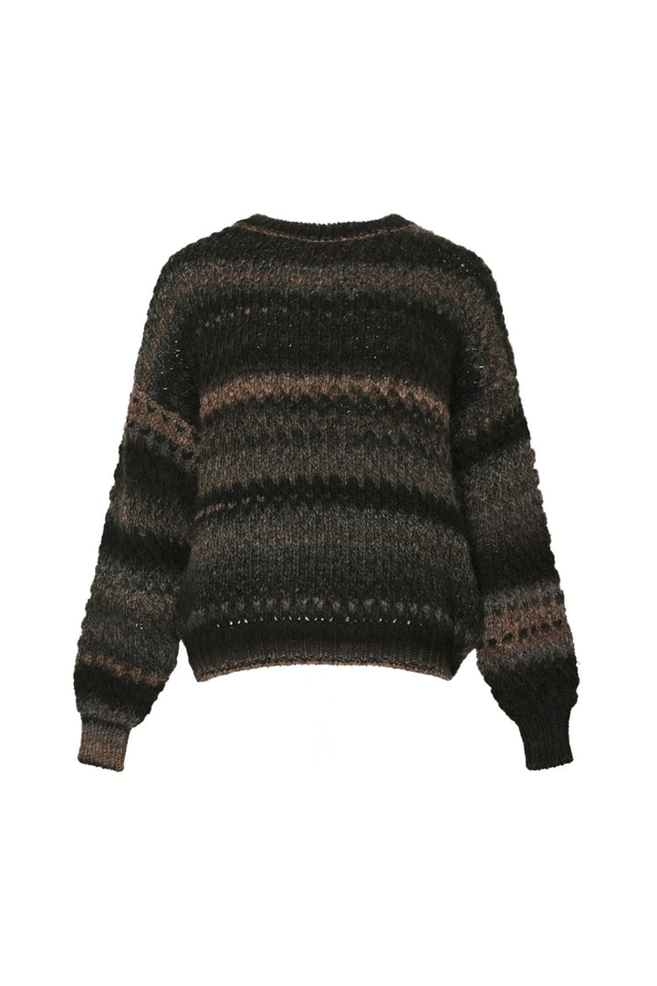 Noella - Gio Knit Sweater 12165005 - 1415 - Brown Grey Mix