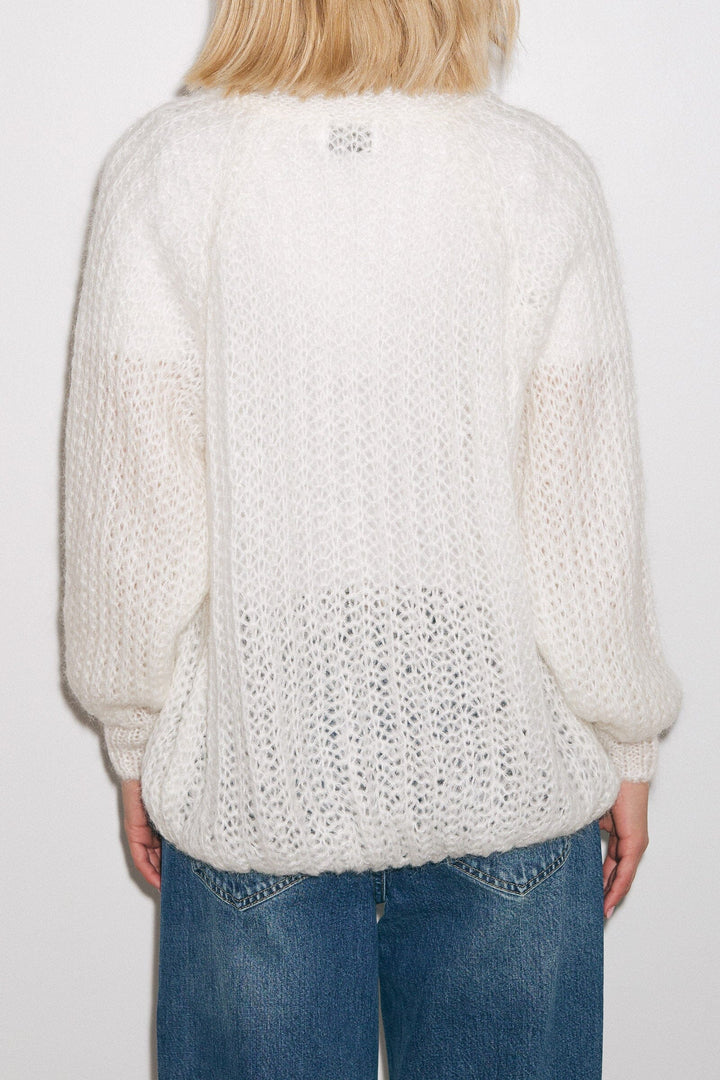 Noella - Joseph Cardigan Solid - 028 White Cardigans 