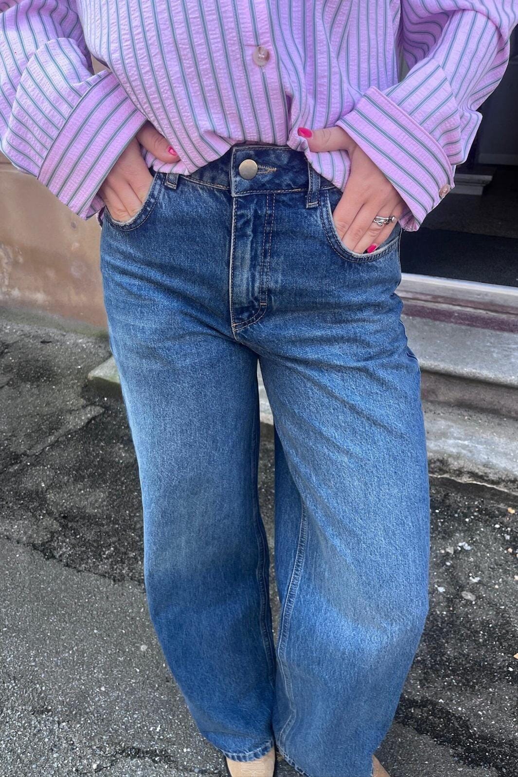 Noella - Katy Jeans 13420001 - 1332 - Blue Vintage Wash Jeans 
