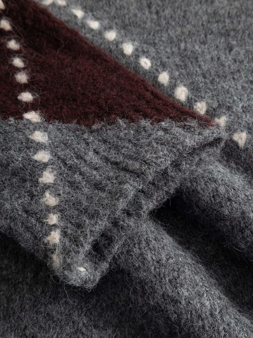 Noella - Lai Knit 14670001 - 003 - Medium Grey Mel. Strikbluser 