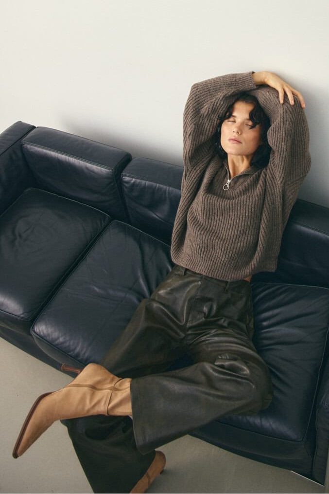 Noella - Leondra Pants 14260002 - 1396 - Worn Brown