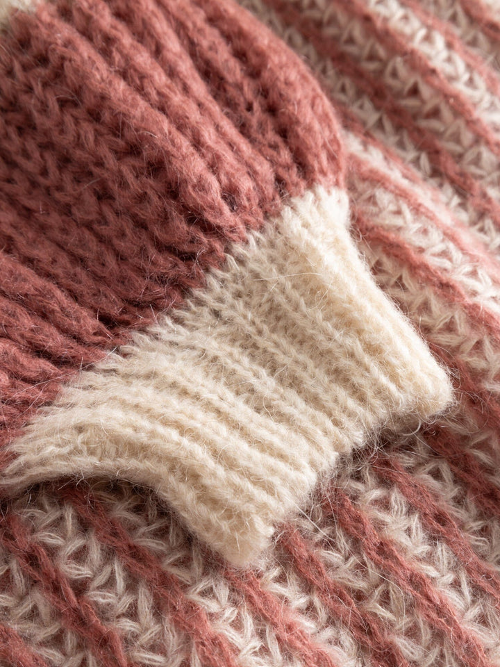 Noella - Liana Knit Sweater 12260014 - 1386 - Rose Cream Strikbluser 