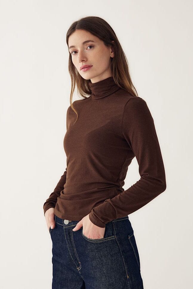 Noella - Libinette Top 14500001 - 674 - Chocolate Bluser 