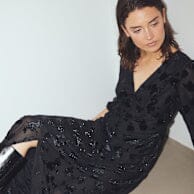 Noella - Lilith Maxi Dress 14600003 - 004 - Black Kjoler 