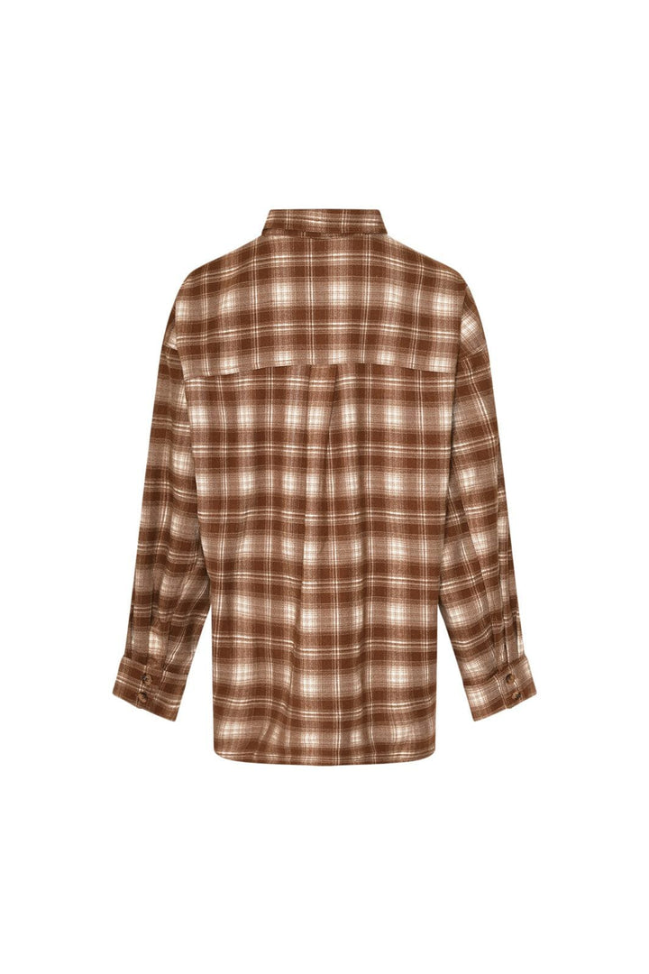Noella - Lisa Shirt 14070001 - 1383 - Celestin Brown Check