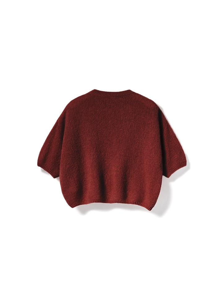 Noella - Mimi Knit Jumper 12366001 - 1355 - Dusty Mahogany Strikbluser 