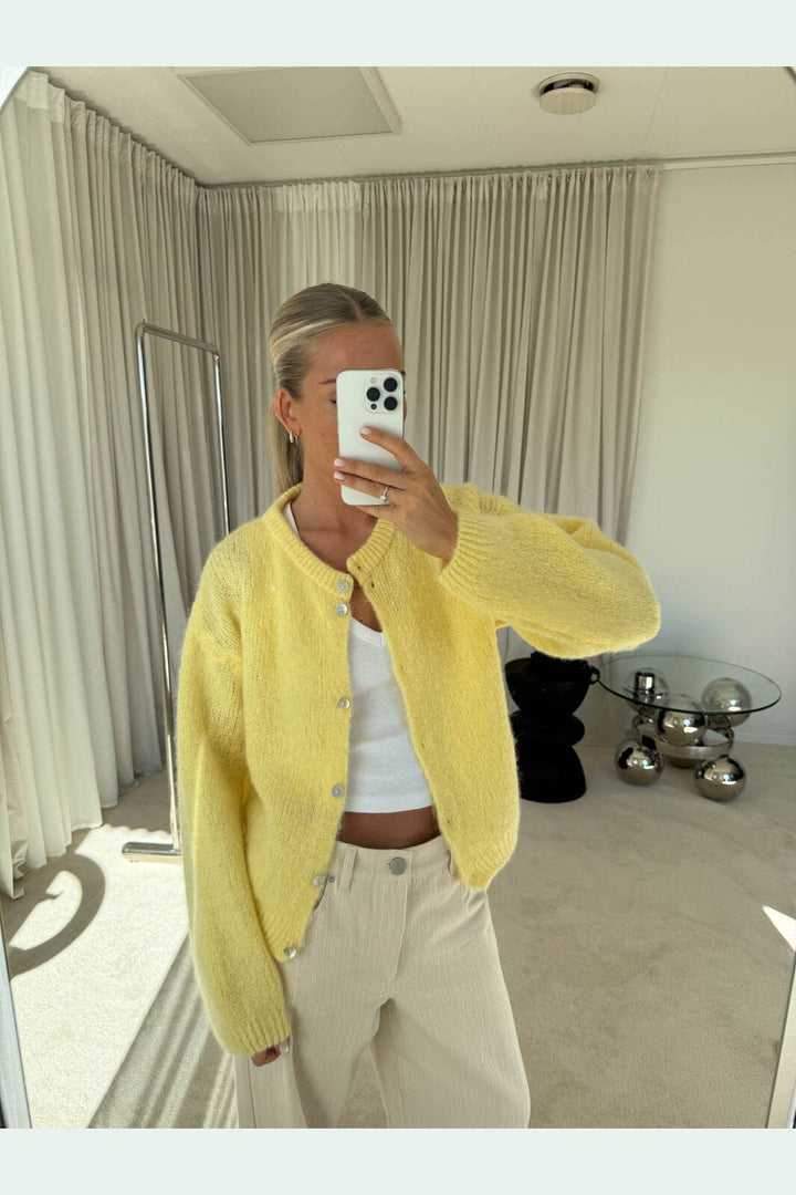Noella - N-Kae Knit Cardigan 15950001 - 1417 - Butter Yellow