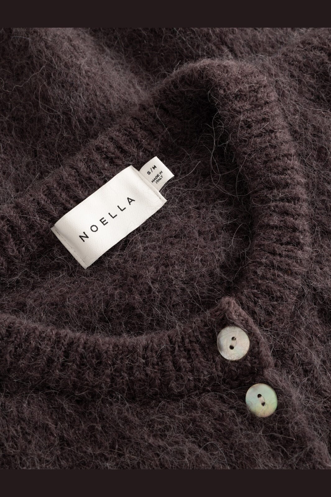 Noella - N-Kae Ss Knit Cardigan 15950003 - 674 - Chocolate