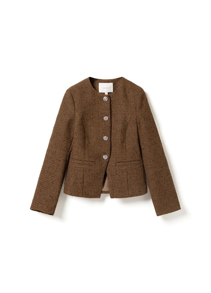 Noella - N-Kasaundra Ls Blazer 17180002 - 474 - Breen Blazere 