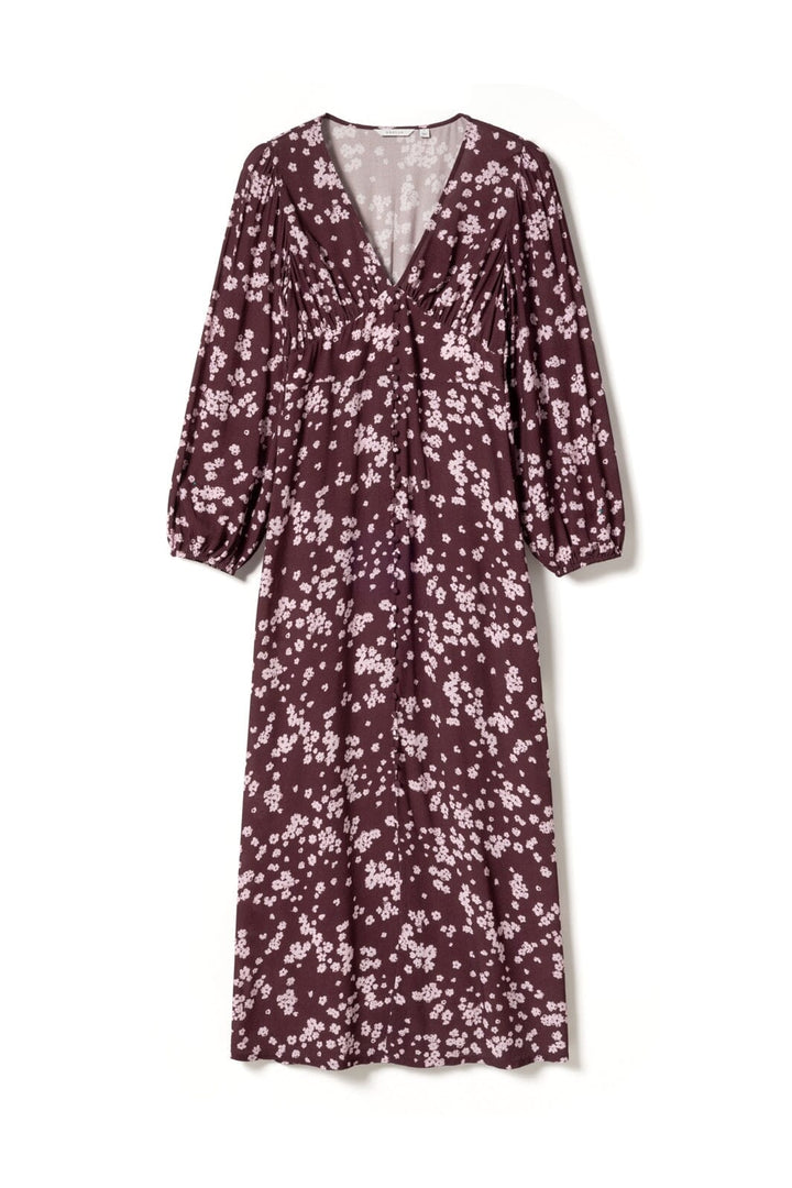 Noella - N-Lilith Maxi Dress 15130003 - 1433 - Deja Burgundy Print