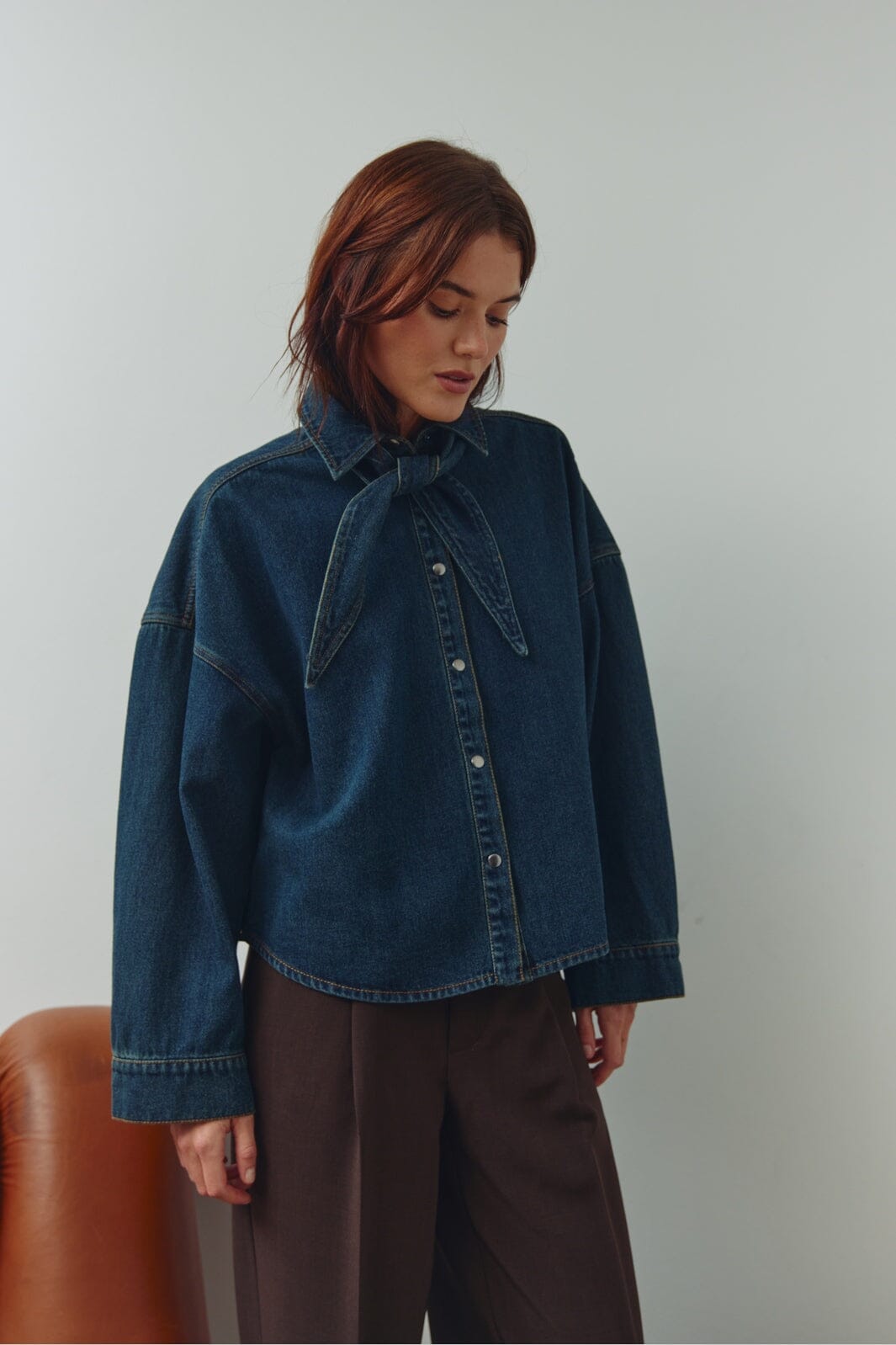 Noella - N-Lirinnah Shirt 15150001 - 1056 - Vintage Blue Wash