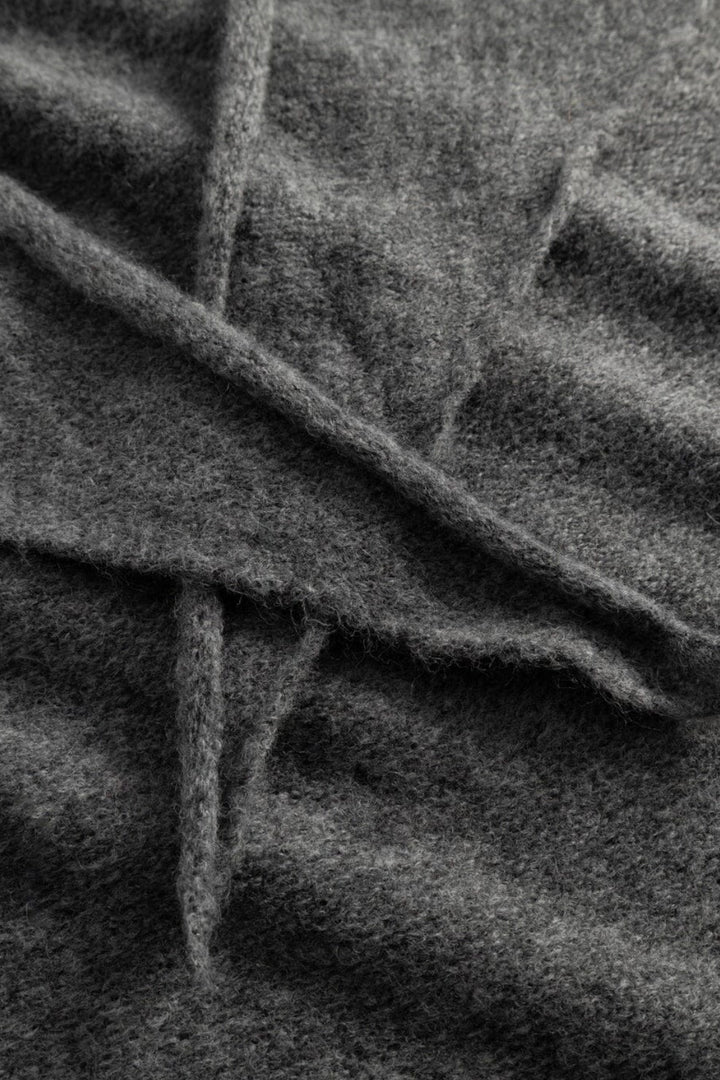 Noella - N-Loenetta Knit Scarf 13940002 - 019 - Dark Grey Melange
