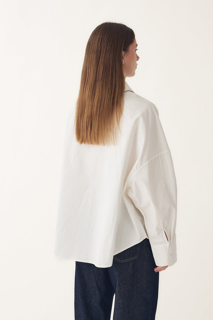 Noella - N-Maisy Shirt 15050002 - 028 - White Skjorter 
