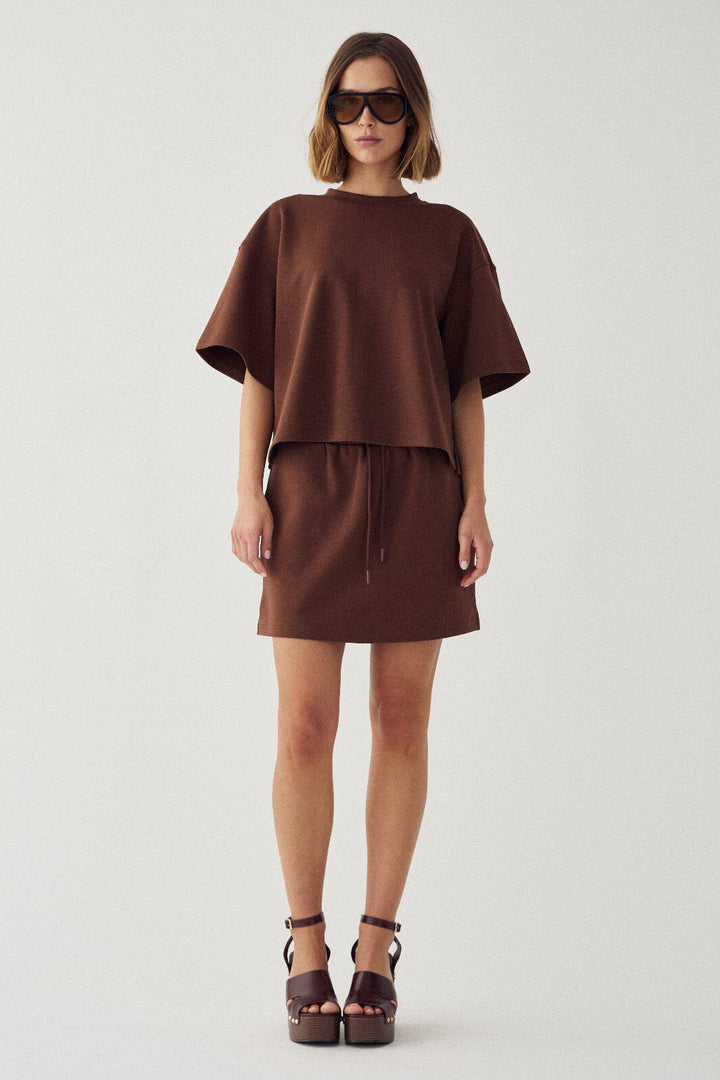 Noella - N-Maple T-Shirt 14940003 - 1465 - Clay T-shirts 