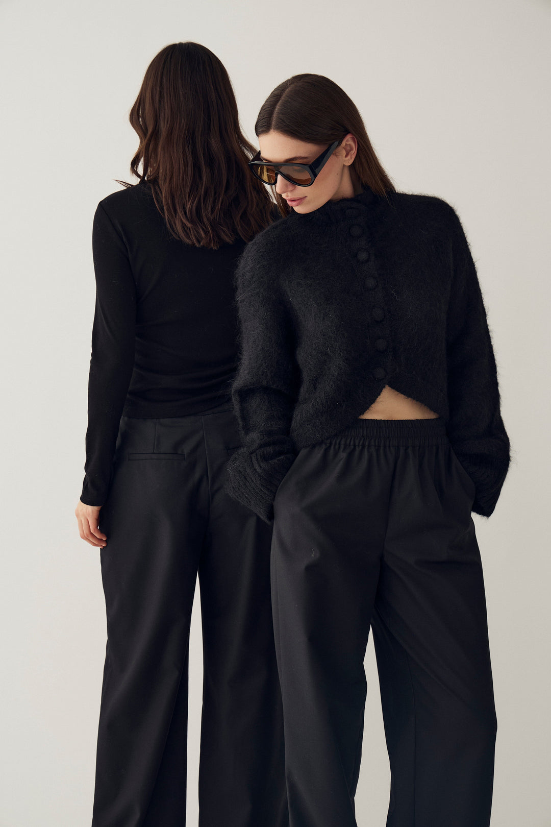 Noella - N-Margeaux Knit 16670002 - 004 - Black Strikbluser 