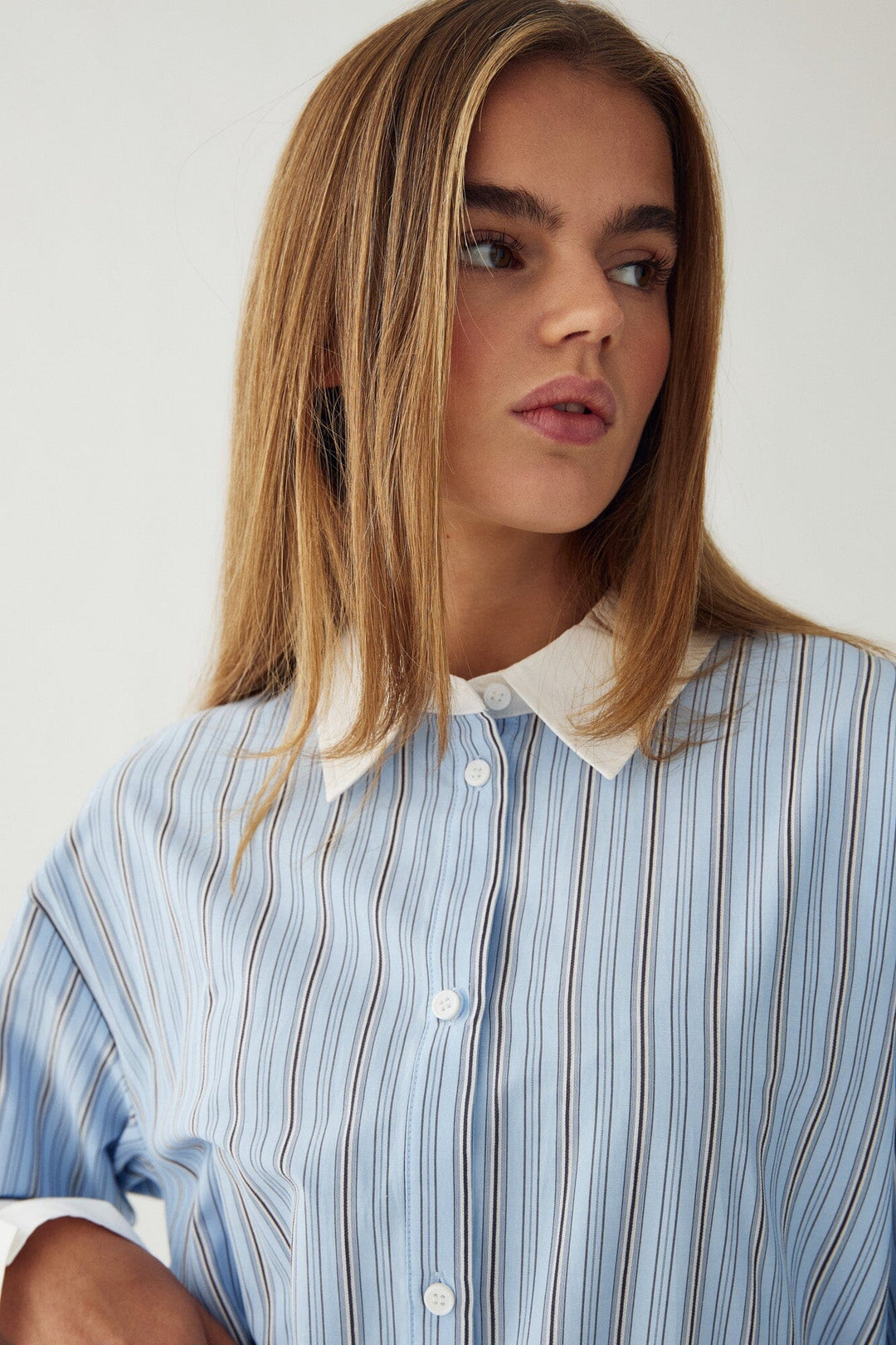 Noella - N-Marinelle Shirt 14300002 - 1398 - Coetta Blue Stripe Skjorter 