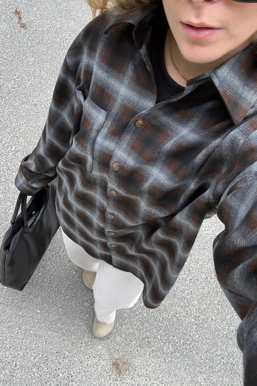 Noella - N-Marlon Shirt 18150002 - 528 - Danne Brown Blue Check