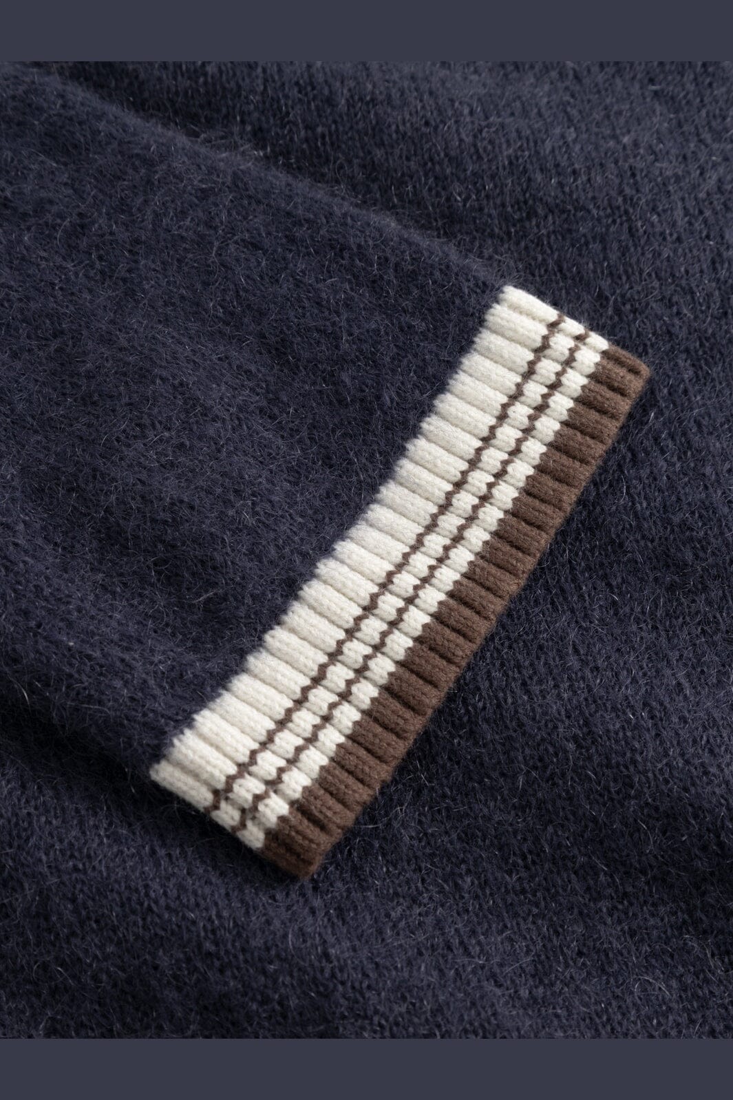 Noella - N-Marthy Ls Knit 16400002 - 448 - Navy Brown