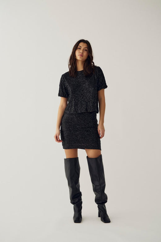 Noella - N-Mera Ss Top 11670009 - 004 - Black Toppe 
