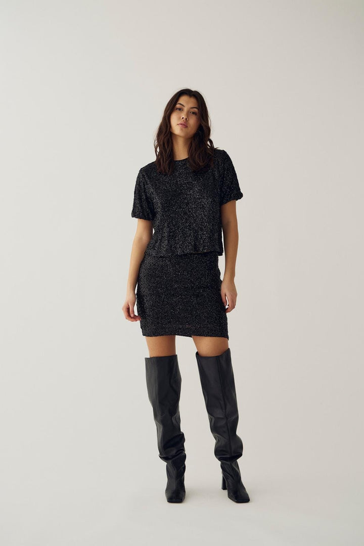 Noella - N-Mera Ss Top 11670009 - 004 - Black Toppe 