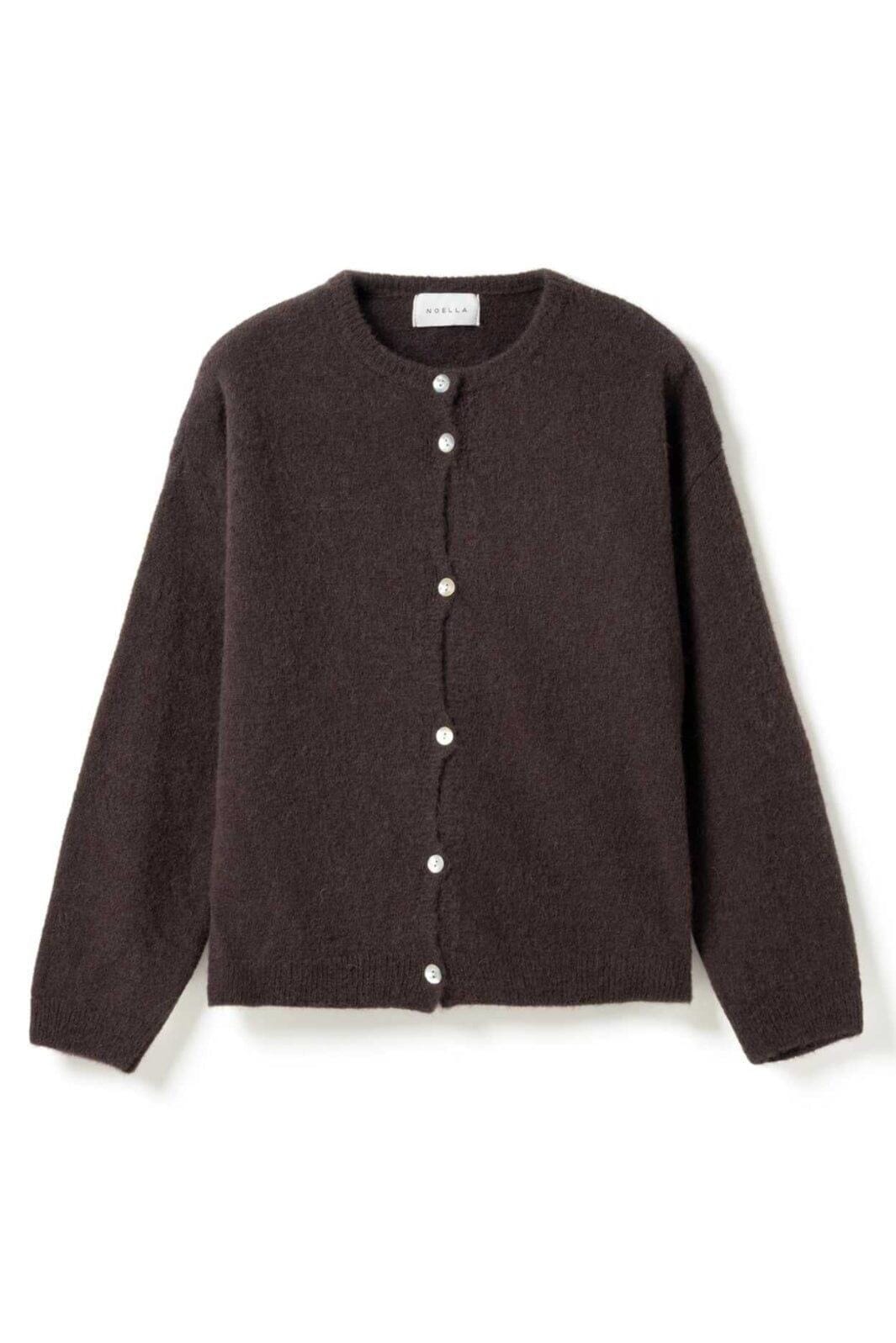 Noella - N-Numa Knit Cardigan 14900004 - 674 - Chocolate Cardigans 