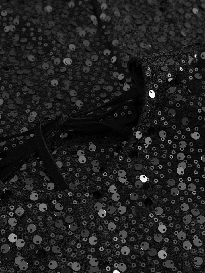 Noella - Pastis Short Dress - 004 Black Kjoler 